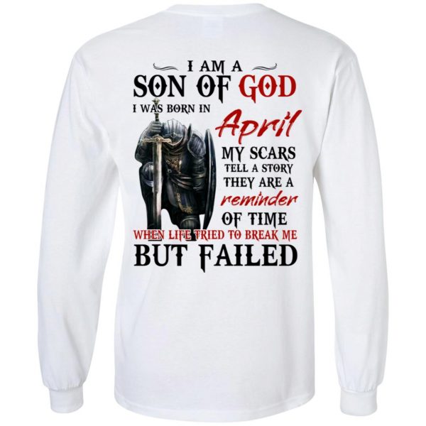 I Am A Son Of God And Was Born In April T-Shirts, Hoodies, Sweater 8