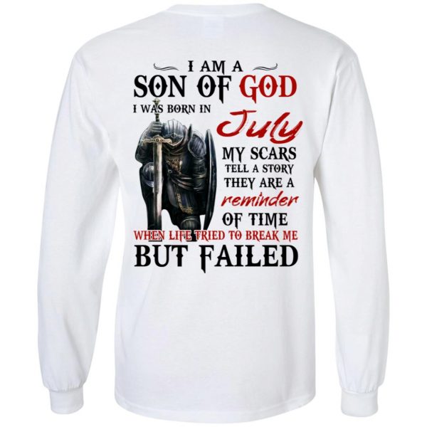 I Am A Son Of God And Was Born In July T-Shirts, Hoodies, Sweater 8