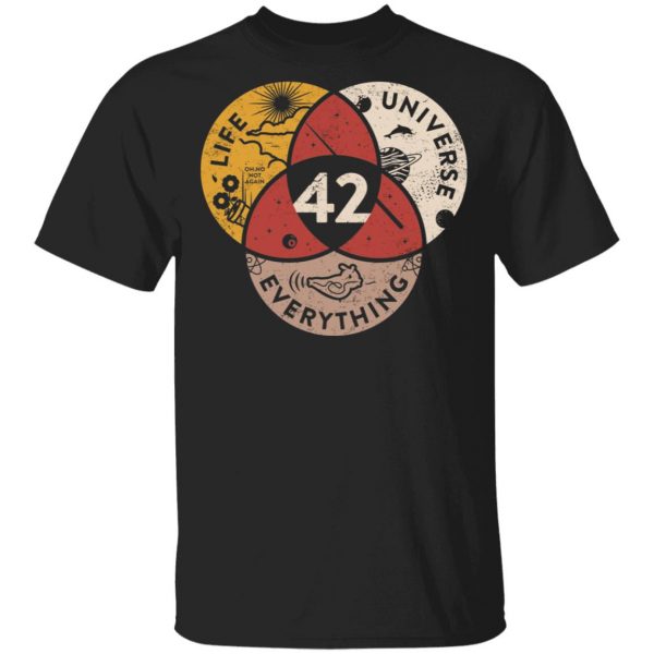 Science 42 Angel Number Life Universe Everything Number 42 T-Shirts, Hoodies, Sweater 1