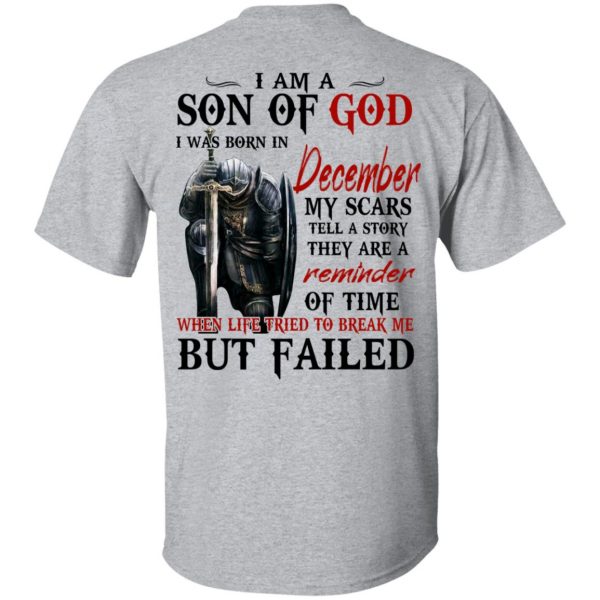 I Am A Son Of God And Was Born In December T-Shirts, Hoodies, Sweater 3