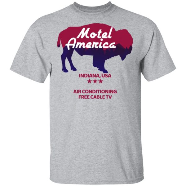 Motel America Indiana USA Air Conditioning Free Cable TV T-Shirts, Hoodies, Sweater 3