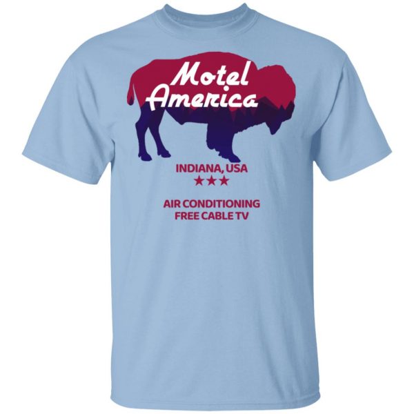 Motel America Indiana USA Air Conditioning Free Cable TV T-Shirts, Hoodies, Sweater 1