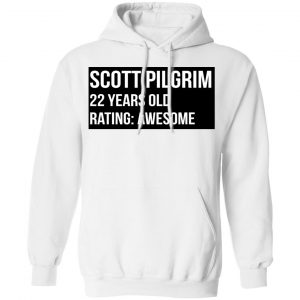 Scott Pilgrim 22 Years Old Rating Awesome T-Shirts, Hoodies, Sweater 22