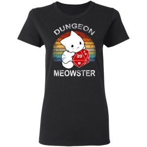 Dungeon Meowster Retro Vintage Funny Cat T-Shirts, Hoodies, Sweater 17