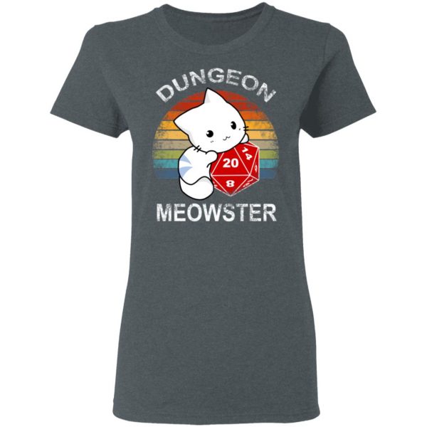 Dungeon Meowster Retro Vintage Funny Cat T-Shirts, Hoodies, Sweater 6