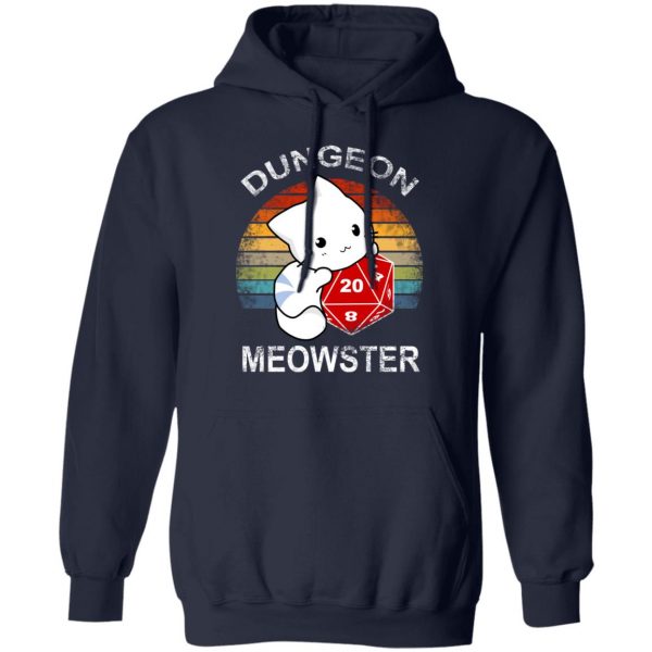 Dungeon Meowster Retro Vintage Funny Cat T-Shirts, Hoodies, Sweater 11