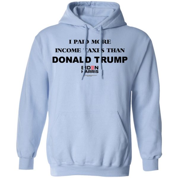 I Paid More Income Taxes Than Donald Trump Biden Harris 2020 T-Shirts, Hoodies, Sweater 12