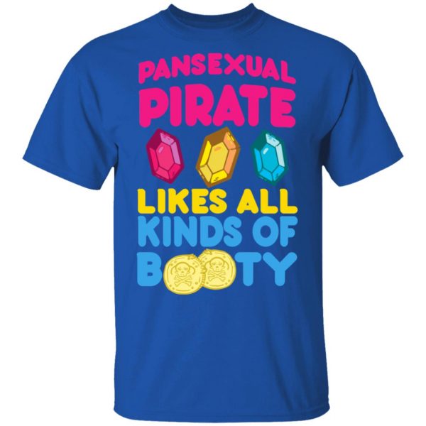 Pansexual Pirate Likes All Kinds Of Booty T-Shirts, Hoodies, Sweater 4