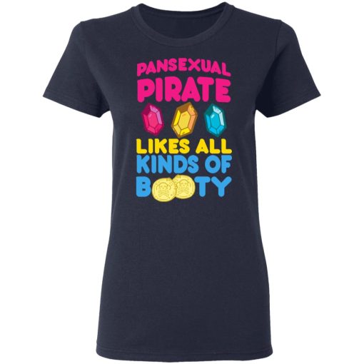 Pansexual Pirate Likes All Kinds Of Booty T-Shirts, Hoodies, Sweater - Image 6