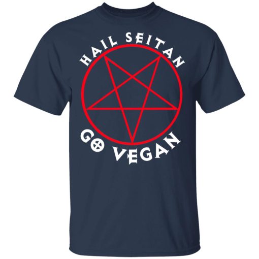 Hail Seitan Go Vegan T-Shirts, Hoodies, Sweater - Image 2