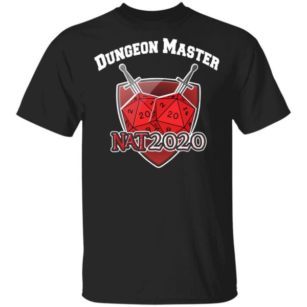 Dungeon Master Nat 20 DnD D20 Dungeons Dragons T-Shirts, Hoodies, Sweater 1