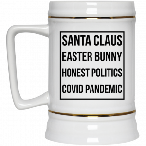 Santa Claus Easter Bunny Honest Politics Covid Pandemic 11 15 oz Mug 7