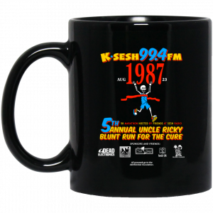 K·SESH 99.4FM 1987 5th Annual Uncle Ricky Lunt Run For The Cure 11 15 oz Mug Coffee Mugs