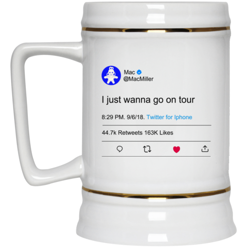 I Just Wanna Go On Tour Mac Miller 11 15 oz Mug 4