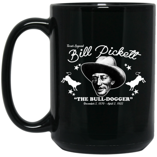 Bill Pickett The Bull-Dogger 11 15 oz Mug 2