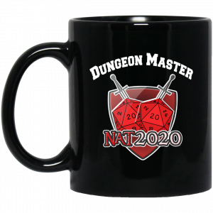 Dungeon Master Nat 20 DnD D20 Dungeons Dragons 11 15 oz Mug Coffee Mugs