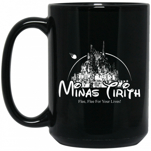 Minas Tirith Flee Flee For Your Lives 11 15 oz Mug 2