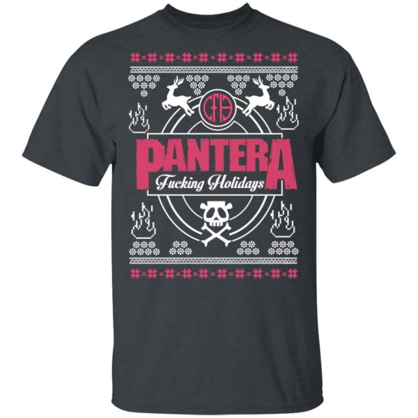 Pantera Fucking Holidays Christmas Sweater, T-Shirts, Hoodies 2