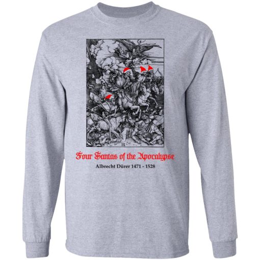 Four Santas Of The Apocalypse Albrecht Dürer 1471 1528 T-Shirts, Hoodies, Sweater - Image 7