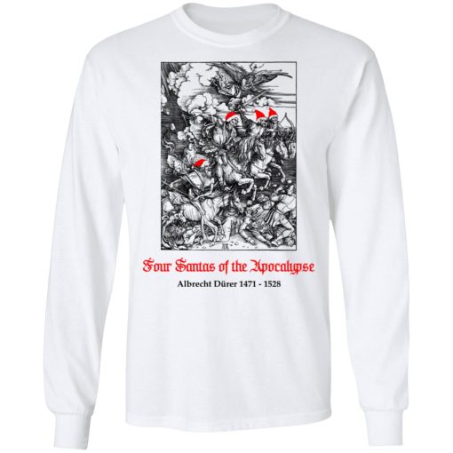 Four Santas Of The Apocalypse Albrecht Dürer 1471 1528 T-Shirts, Hoodies, Sweater - Image 8