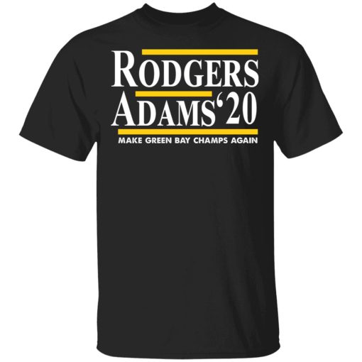 Rodgers Adam's 2020 Make Green Bay Champs Again T-Shirts, Hoodies, Sweater 1