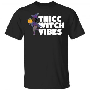 Thicc Witch Vibes Funny Bbw Redhead Witch Halloween T-Shirts, Hoodies, Sweater 15