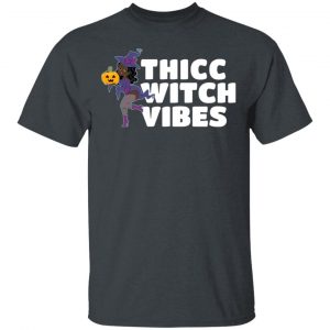 Thicc Witch Vibes Funny Bbw Redhead Witch Halloween T-Shirts, Hoodies, Sweater 16