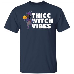 Thicc Witch Vibes Funny Bbw Redhead Witch Halloween T-Shirts, Hoodies, Sweater Halloween