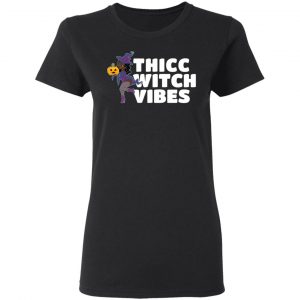 Thicc Witch Vibes Funny Bbw Redhead Witch Halloween T-Shirts, Hoodies, Sweater 17