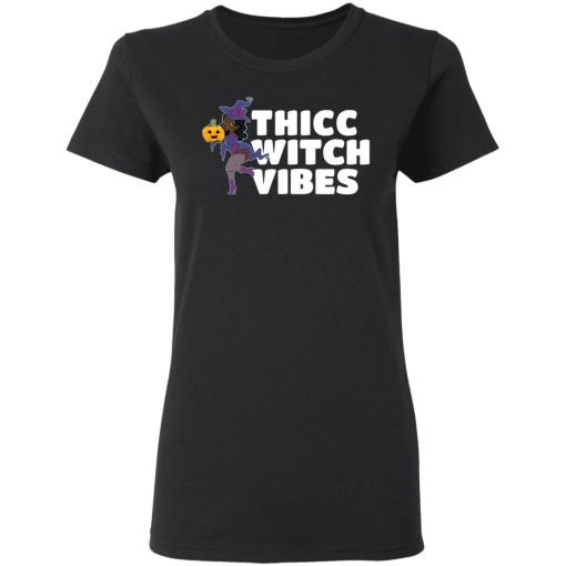 Thicc Witch Vibes Funny Bbw Redhead Witch Halloween T-Shirts, Hoodies, Sweater - Image 5