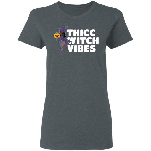 Thicc Witch Vibes Funny Bbw Redhead Witch Halloween T-Shirts, Hoodies, Sweater - Image 6