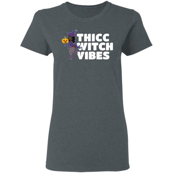 Thicc Witch Vibes Funny Bbw Redhead Witch Halloween T-Shirts, Hoodies, Sweater 6