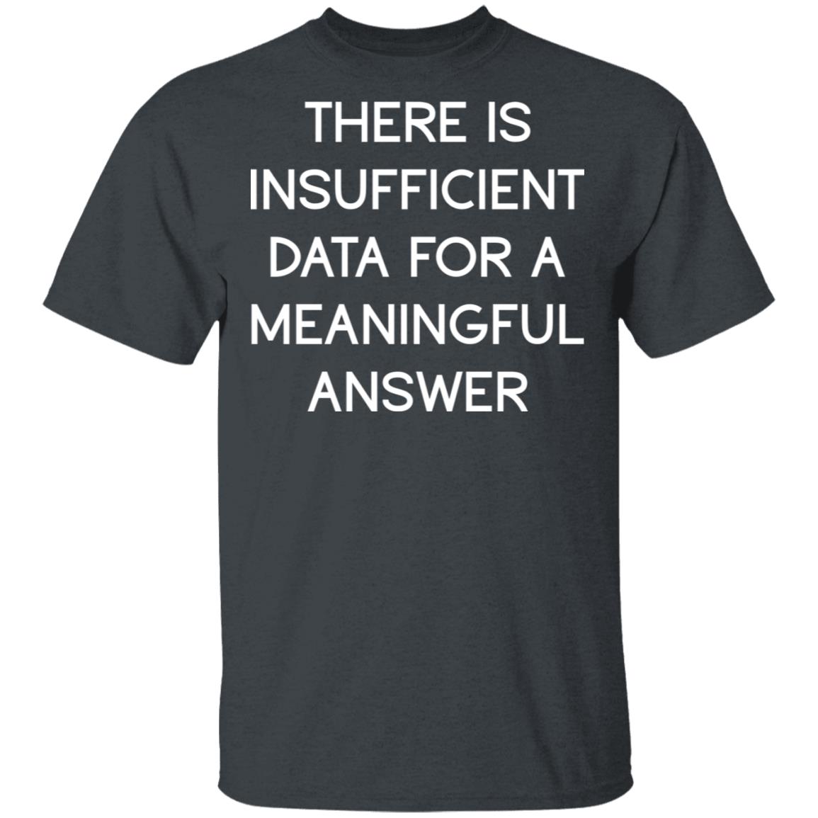 There Is Insufficient Data For A Meaningful Answer T-Shirts, Hoodies,  Sweater El Real Tex-Mex