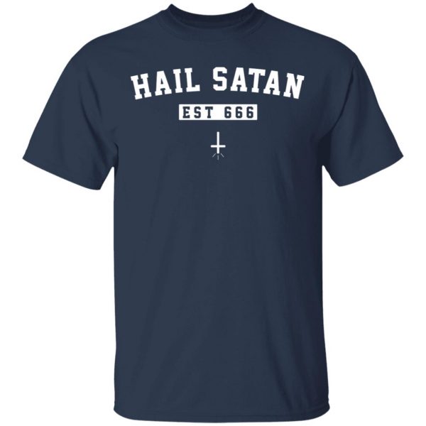 Hail Satan Est 666 T-Shirts, Hoodies, Sweater 3