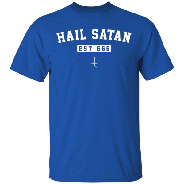 Hail Satan Est 666 T-Shirts, Hoodies, Sweater 4