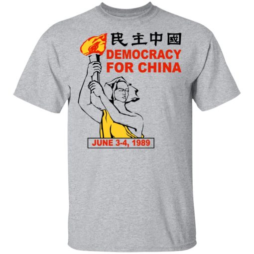 Democracy For China June 3-4 1989 T-Shirts, Hoodies, Sweater - Image 3