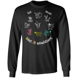 This Eevee Loves All Eeveelutions Pokemon T-Shirts, Hoodies, Sweater 21