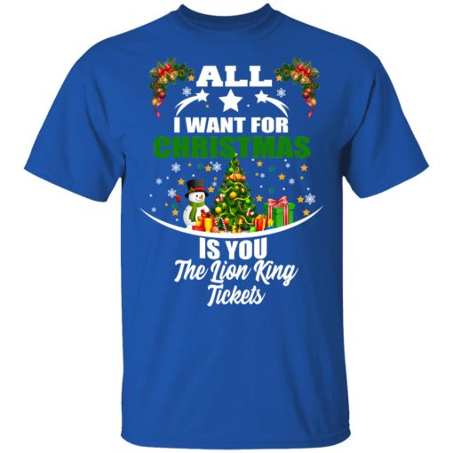 The Lion King All I Want For Christmas Is You The Lion King Tickets T-Shirts, Hoodies, Sweater - Image 4