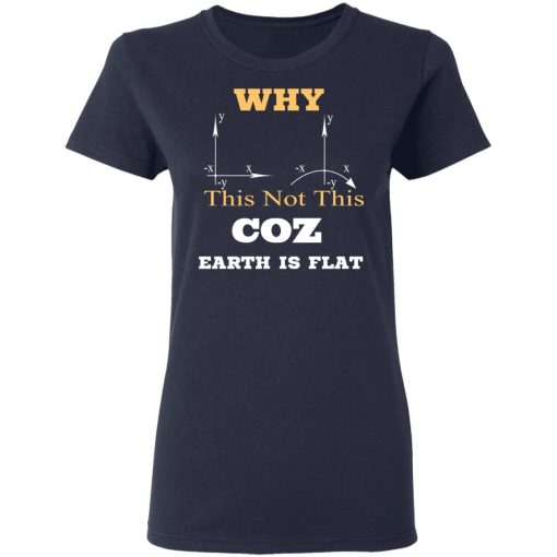 Why This Not This Coz Earth Is Flat T-Shirts, Hoodies, Sweater - Image 7