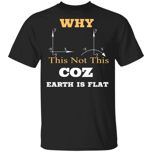 Why This Not This Coz Earth Is Flat T-Shirts, Hoodies, Sweater 1