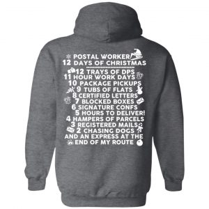 Postal Worker 12 Days Of Christmas T-Shirts, Hoodies, Sweater 22