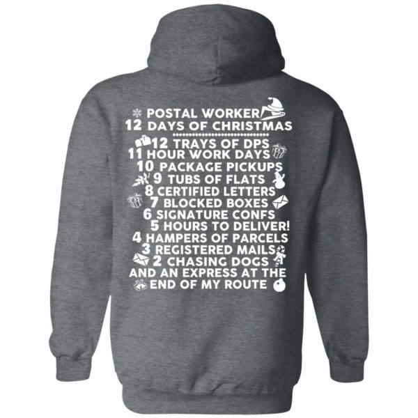 Postal Worker 12 Days Of Christmas T-Shirts, Hoodies, Sweater 11