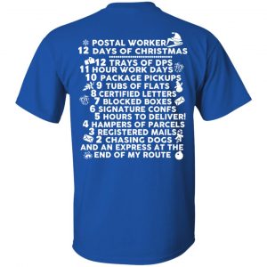 Postal Worker 12 Days Of Christmas T-Shirts, Hoodies, Sweater 15