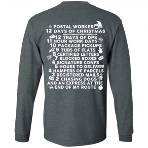 Postal Worker 12 Days Of Christmas T-Shirts, Hoodies, Sweater 17