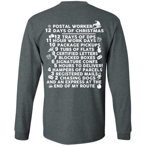 Postal Worker 12 Days Of Christmas T-Shirts, Hoodies, Sweater 6