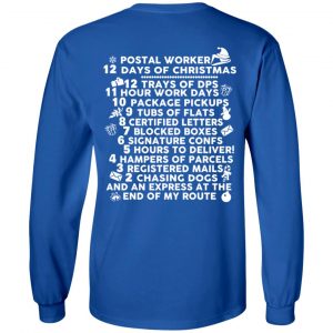 Postal Worker 12 Days Of Christmas T-Shirts, Hoodies, Sweater 18