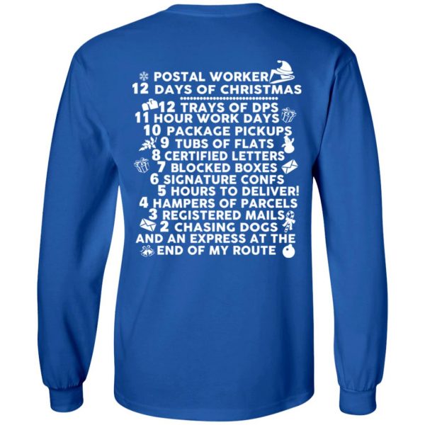 Postal Worker 12 Days Of Christmas T-Shirts, Hoodies, Sweater 7