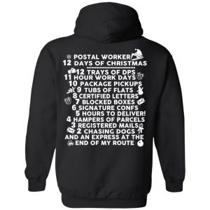 Postal Worker 12 Days Of Christmas T-Shirts, Hoodies, Sweater 20