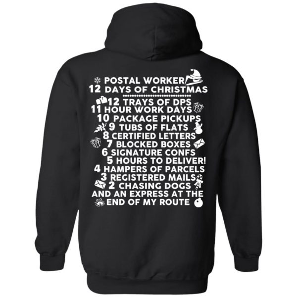 Postal Worker 12 Days Of Christmas T-Shirts, Hoodies, Sweater 9