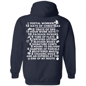 Postal Worker 12 Days Of Christmas T-Shirts, Hoodies, Sweater 21